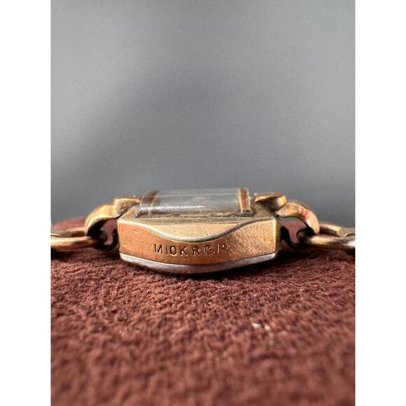 Vintage Croton Swiss 17 Jewel Ladies Watch 10K RGP Gold Filled Art Deco Style main image 10
